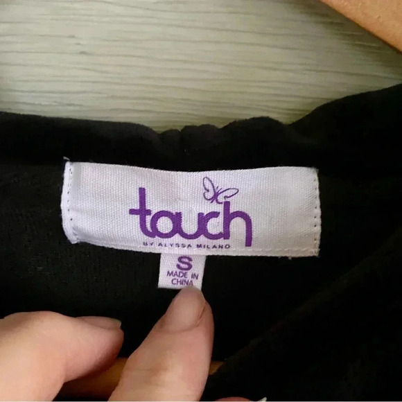 TOUCH Alyssa Milano Pittsburgh Penguins velvety soft hoodie sz S MINT Pens cozy - Picture 4 of 8